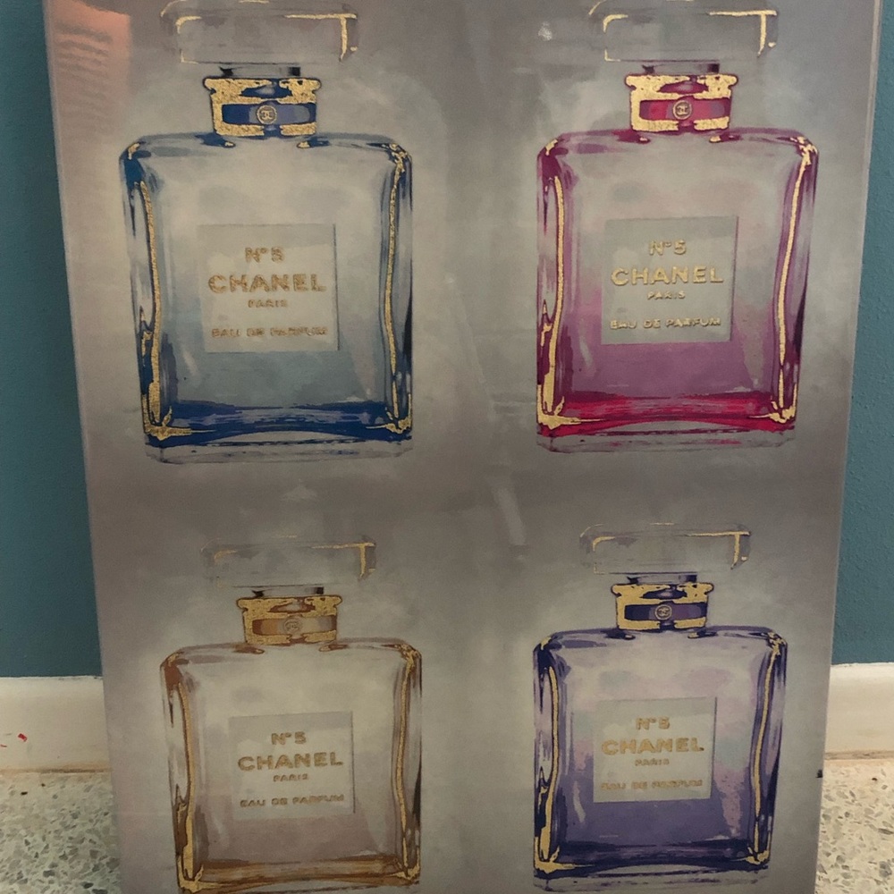 Chanel perfume print